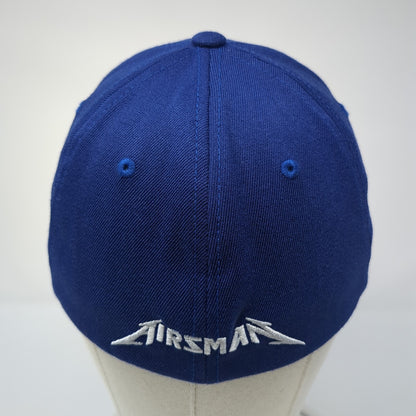 Green Flash Pest Control Airsman Baseball Cap Blue Medium Flexfit Port Authority