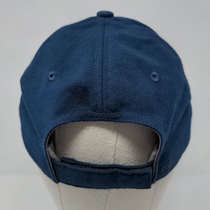 Football Strapback Hat Blue OSFM Embroidered Nike Legacy91 Dri-Fit