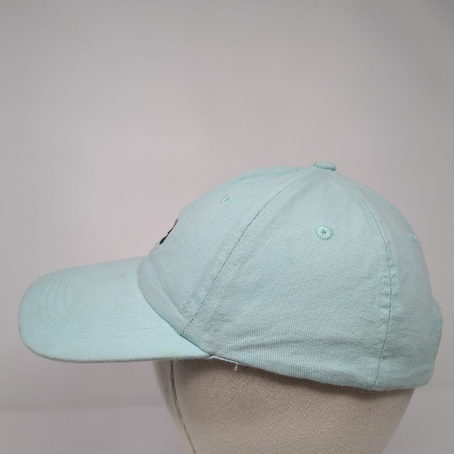 Yin Yang Slideback Hat Bluish-Green One Size Adjustable Embroidered 6 Panel