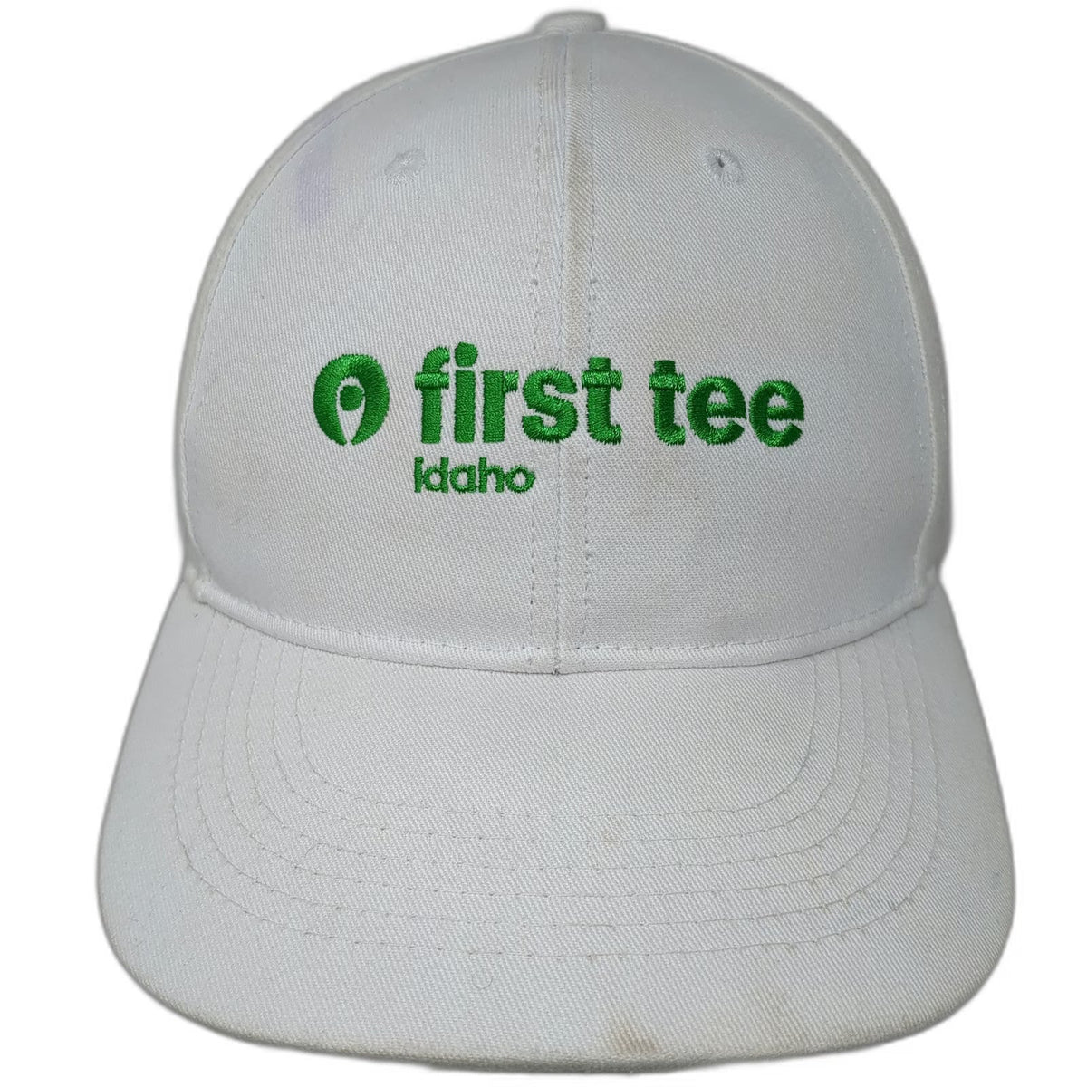 First Tee Idaho Baseball Cap White One Size Strapback Curved Brim Golf Hat