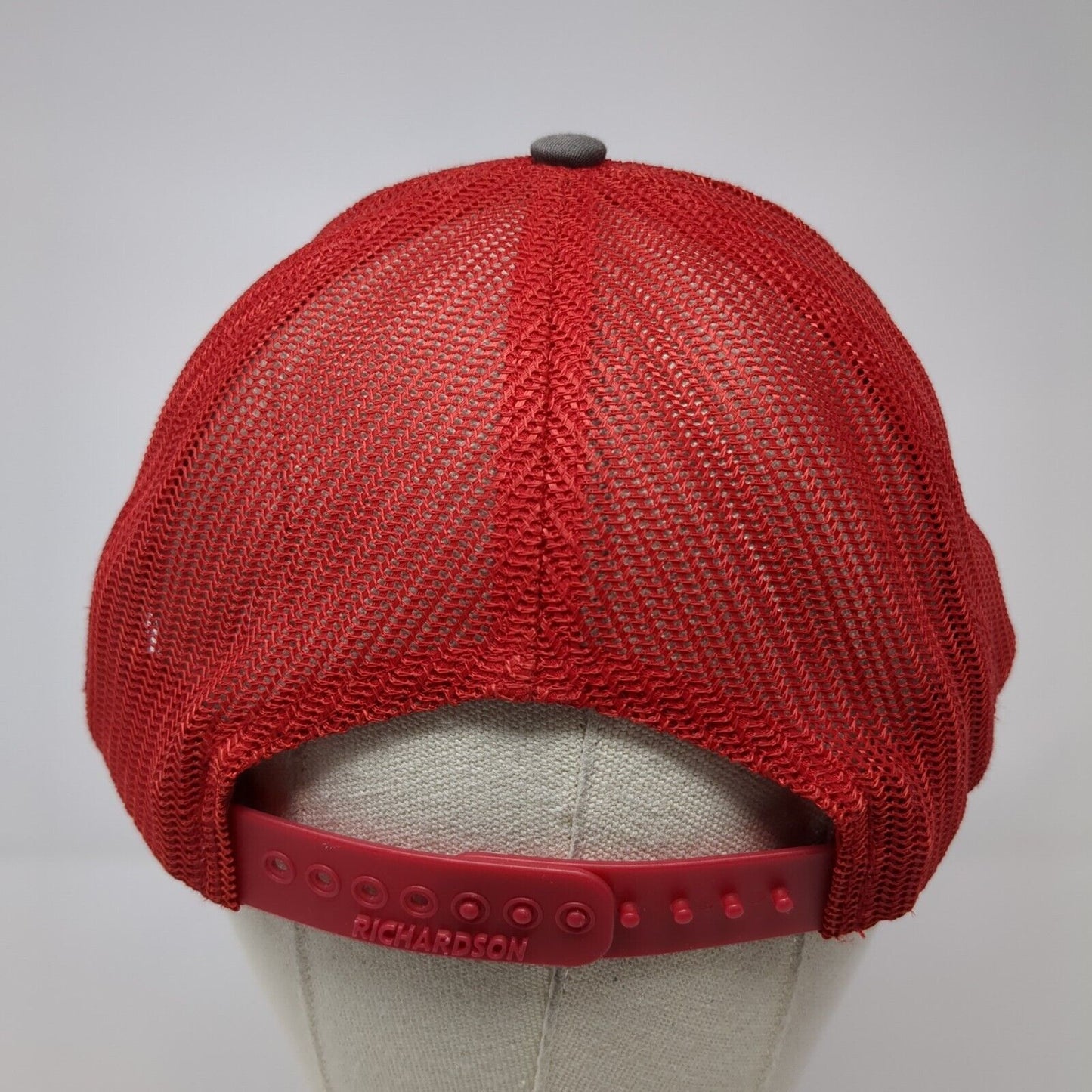 Richardson Snapback Mesh Back Trucker Hat Multi One Size Embroidered