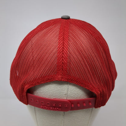Richardson Snapback Mesh Back Trucker Hat Multi One Size Embroidered