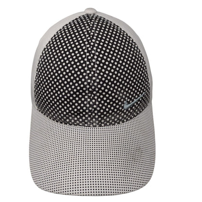 Nike Golf Strapback Hat Multi OSFM Adjustable Polka Dot Swoosh 6 Panel