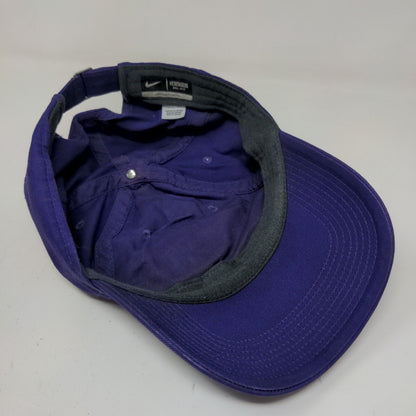 Nike Heritage 86 Dri Fit Men's Slideback Hat Purple OSFM Embroidered CCU Eagles