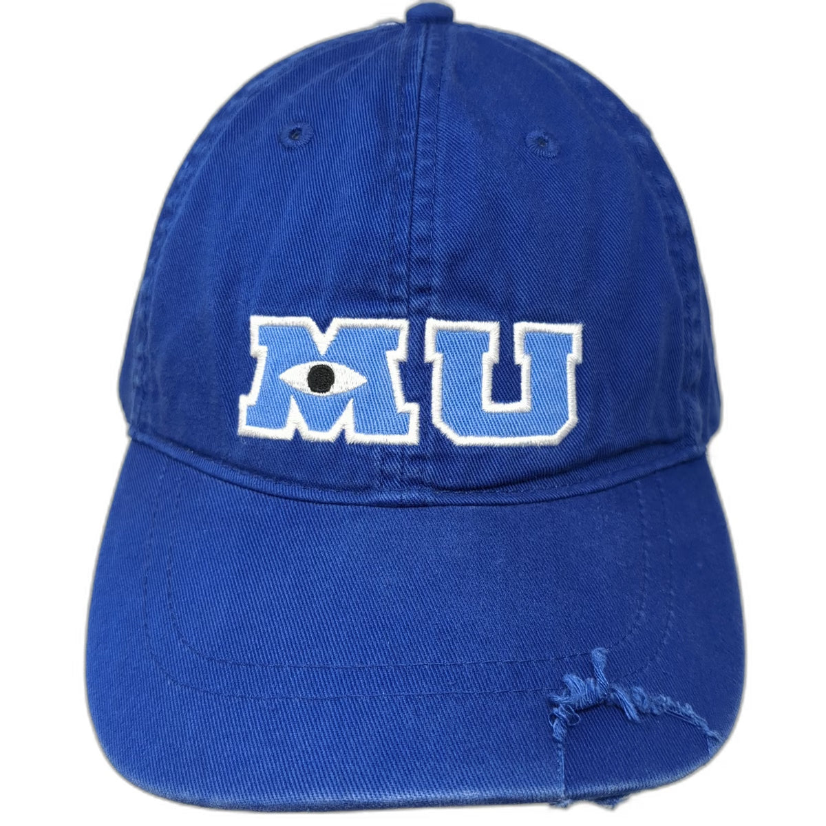 Disney Parks Monsters University MU Blue OSFM Baseball Cap Pixar Monsters Inc