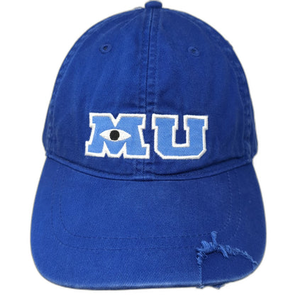 Disney Parks Monsters University MU Blue OSFM Baseball Cap Pixar Monsters Inc