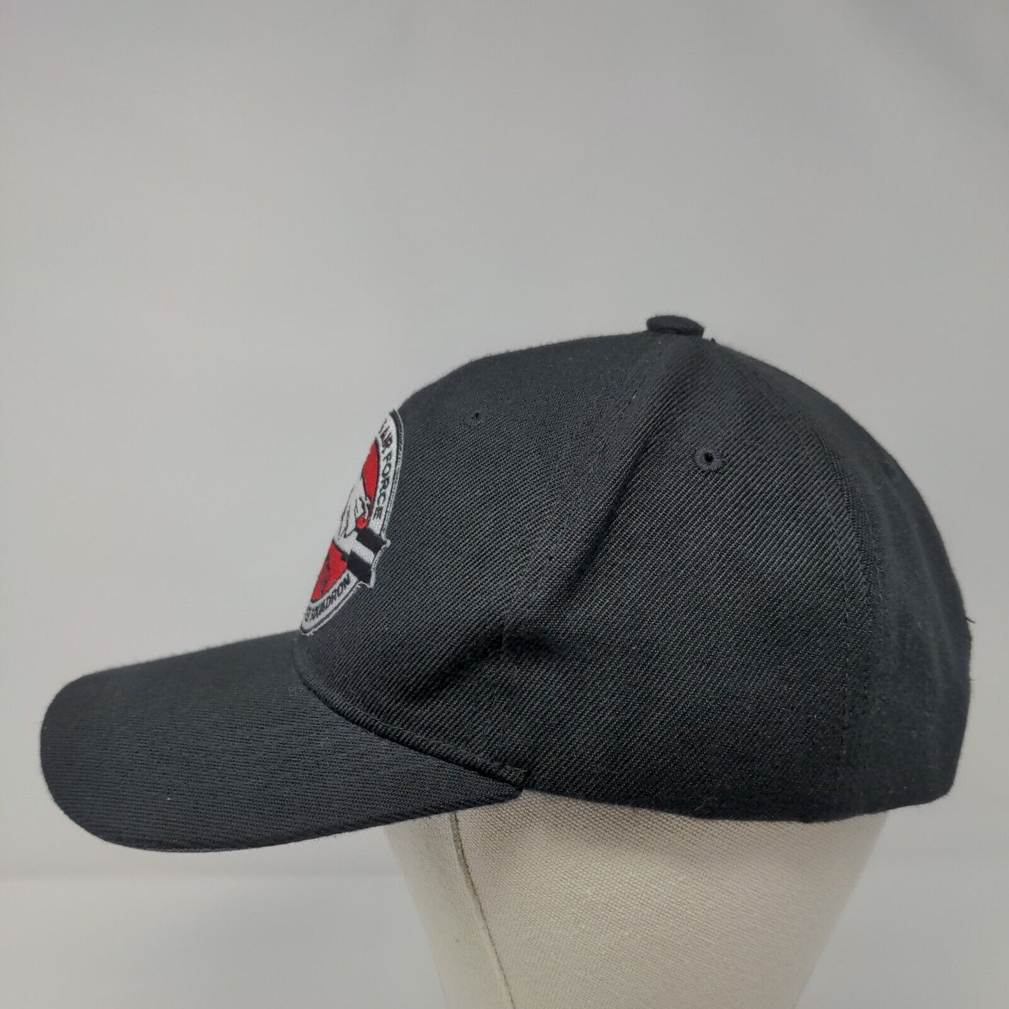 United States Air Force 417th Strapback Hat Black OSFA Tactical Fighter
