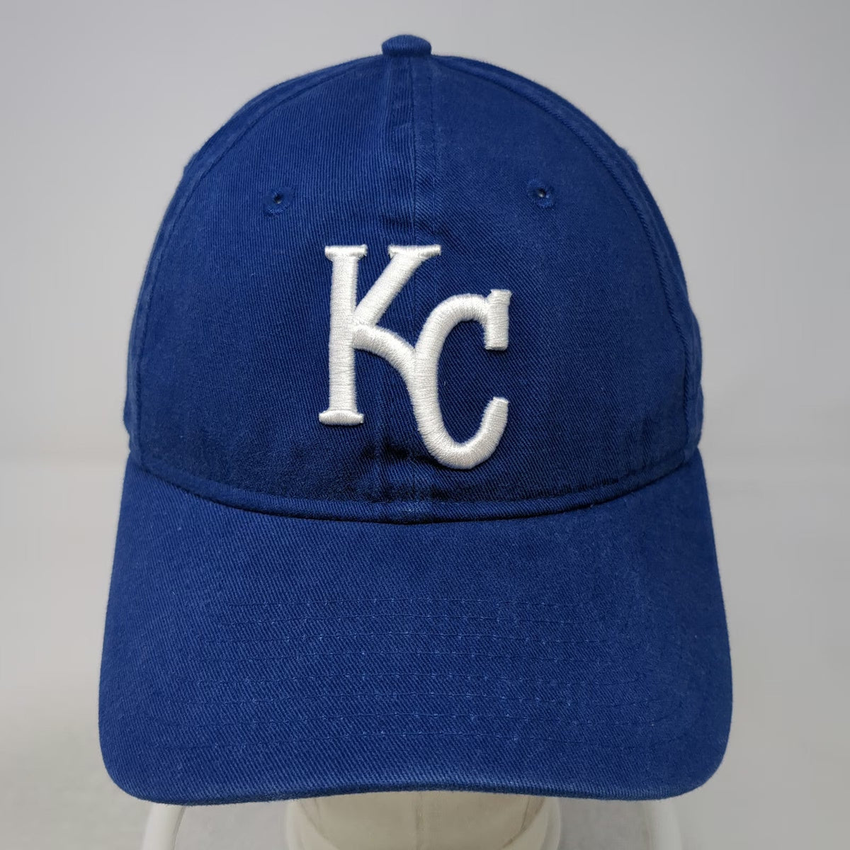 New Era KC Royals Blue Baseball Cap OS Adjustable MLB Relaxed Hat Embroidered