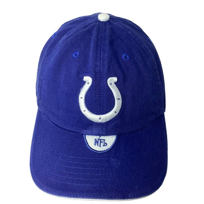 NFL Indianapolis Colts Baseball Hat White Horseshoe Slideback Adjustable OSFA