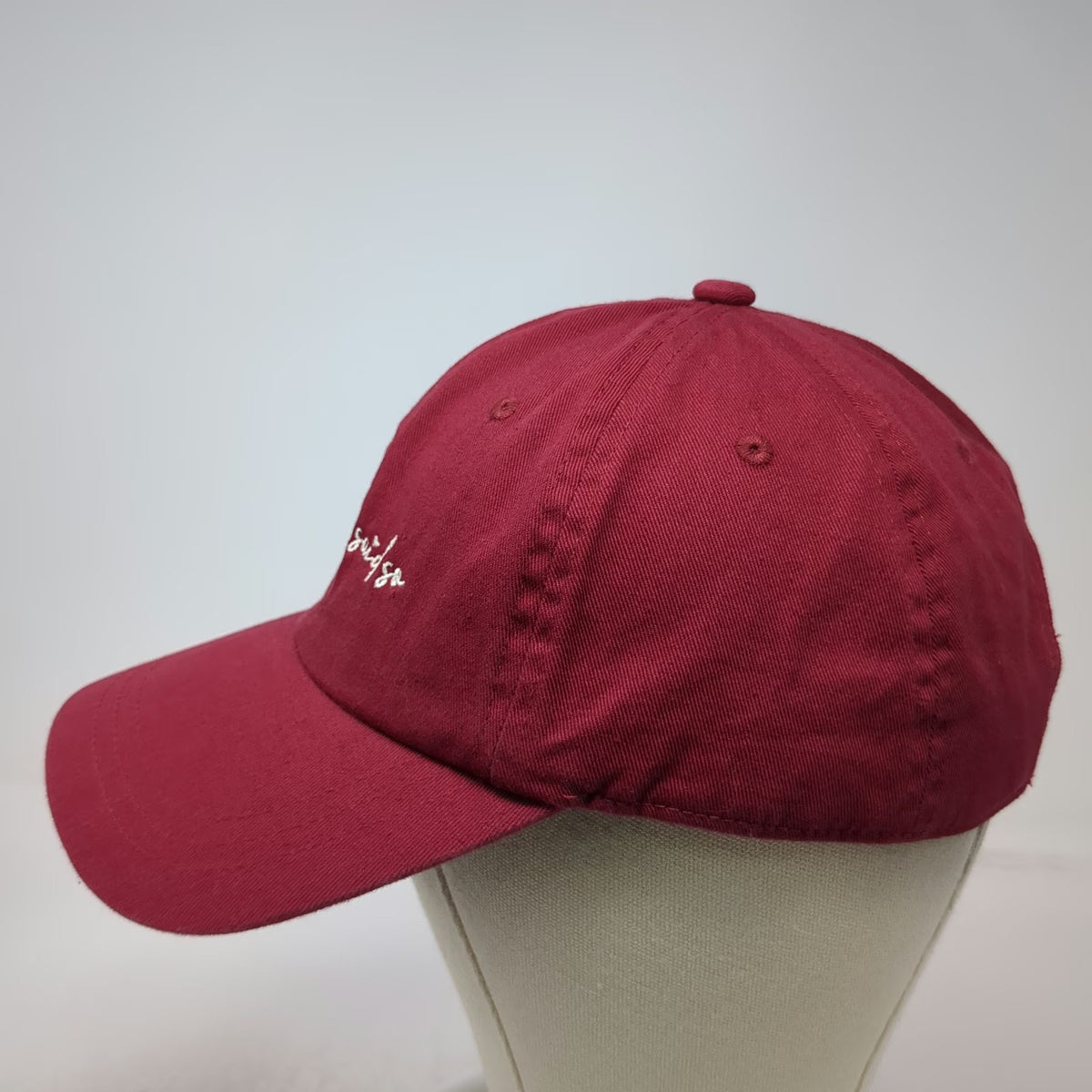 Universal Thread Baseball Cap Red One Size Because I Said So Embroidered Hat