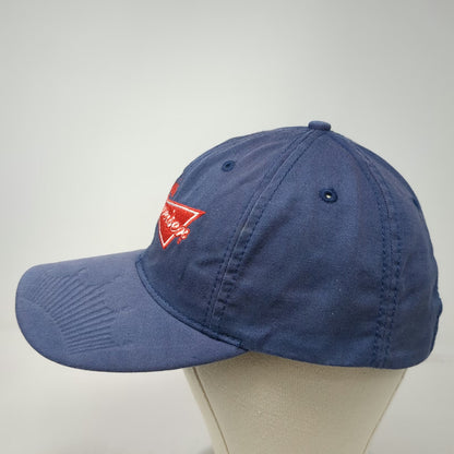 Budweiser Baseball Cap Blue One Size Embroidered Logo Slideback Cotton Hat
