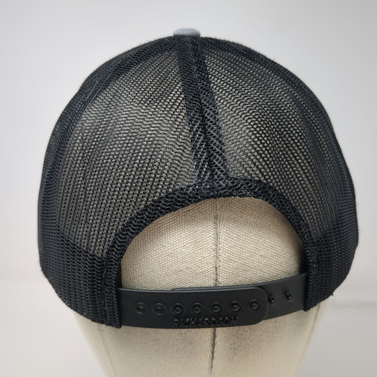 Richardson Trucker Hat Gray One Size Track Utilities Mesh Back Snapback Cap