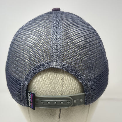 Patagonia Trucker Hat Purple One Size Half Dome Yosemite Graphic Snapback hat