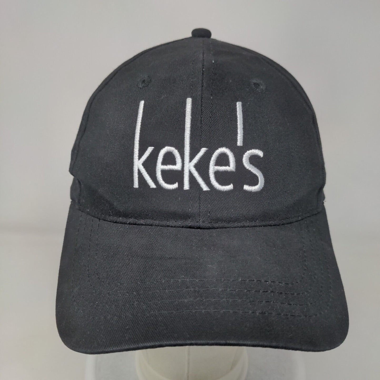 Keke's Strapback Hat Black One Size Embroidered 6 Panel Cap America