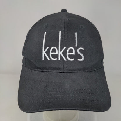 Keke's Strapback Hat Black One Size Embroidered 6 Panel Cap America