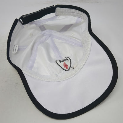 Greenlayer Major League Triathlon Hat White Baseball Cap OS Slideback Shield