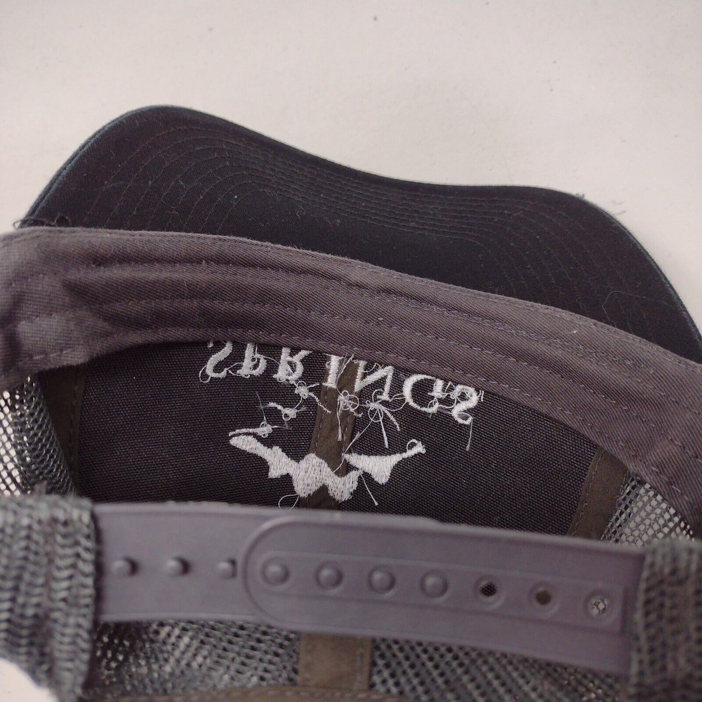 Springs of Royal Oaks Snapback Mesh Back Trucker Hat Black OSFA Embroidered