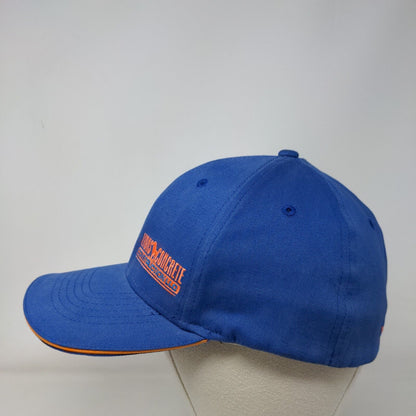 Lyons Concrete Construction Fitted Hat Blue M/L Embroidered The Max Nat