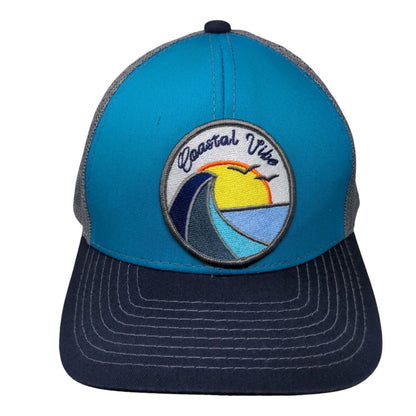 Coastal Vibe Patch Snapback Trucker Hat Multicolor OSFM Outdoor Cap