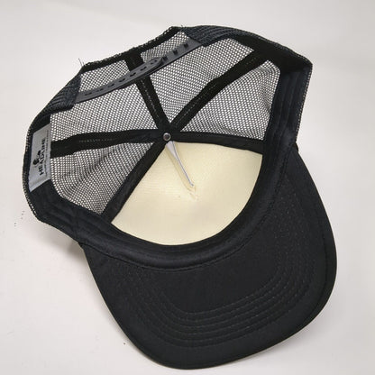 Nobody Messes With Jesus Snapback Rope Trucker Hat Black OSFA Mesh Back