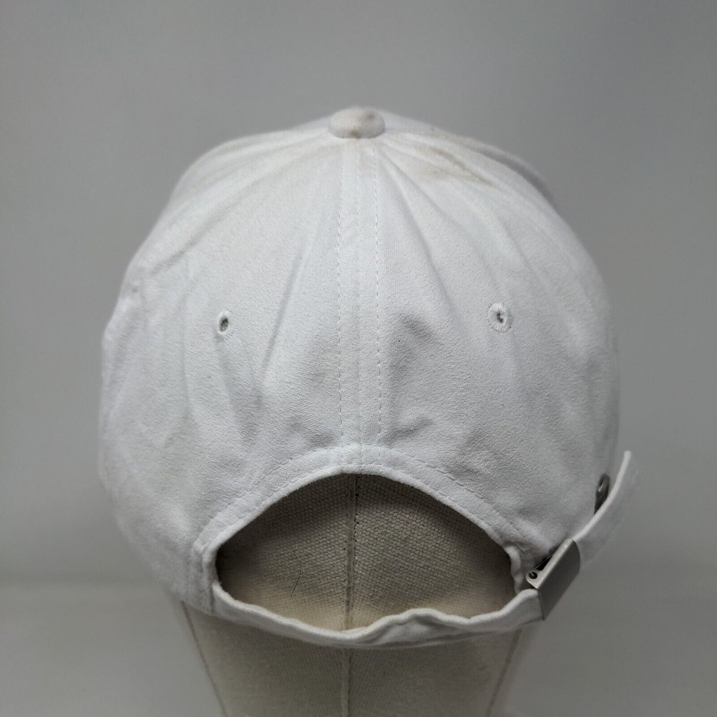 Bride Slideback Hat White One Size Adjustable Embroidered Miss To Mrs Faux Suede