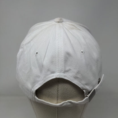 Bride Slideback Hat White One Size Adjustable Embroidered Miss To Mrs Faux Suede