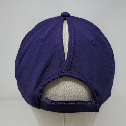 Kiva Dunes Strapback Hat Purple One Size Adjustable Ponytail 6 Panel