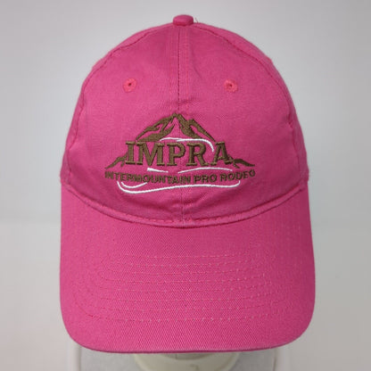 IMPRA Intermountain Pro Rodeo Starpabck Hat Pink One Size Adjustable Embroidered