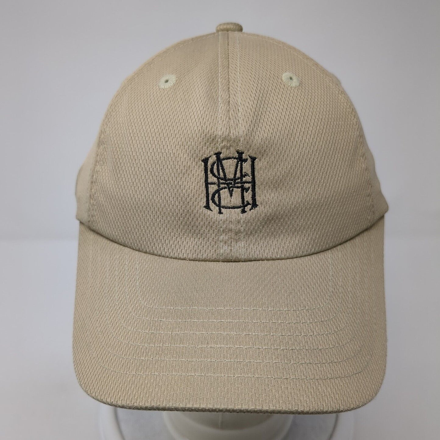Imperial Strapback Hat Tan One Size Adjustable Embroidered 6 Panel