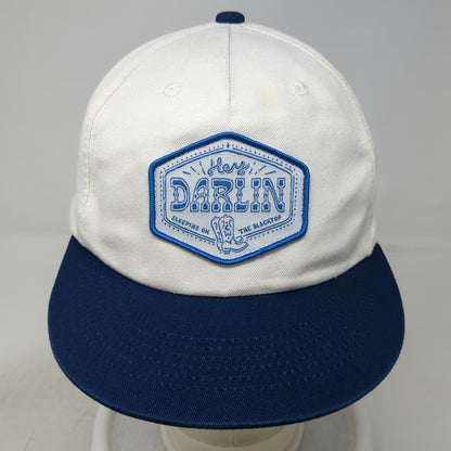 Colter Wall 5 Panel White Hat One Size Hey Darlin Sleeping on the Blacktop Snap