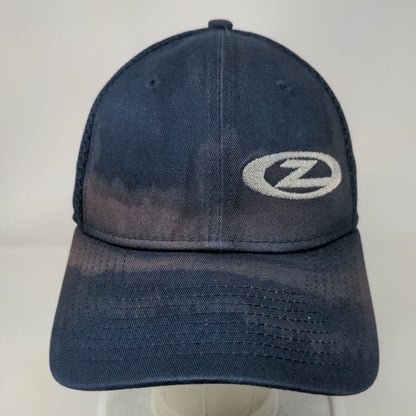 New Era Fitted Hat Blue S/M Breathable Mesh Embroidered 39Thirty Polyester