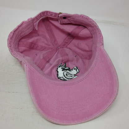 Buyers Products Company Pink One Size Baseball Cap Hat Cotton Slideback Dog Logo