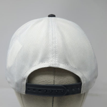 World Wide Sportsman Trucker Hat Black White One Size Viper Camo Mesh Snapback