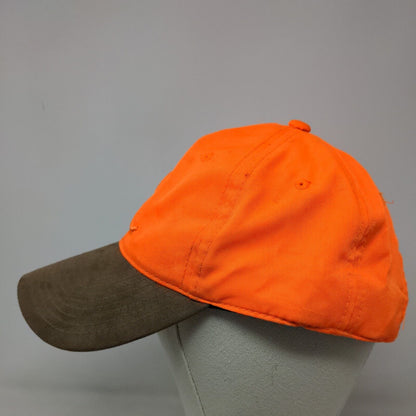 Remington Men's Strapback Hat Bright Orange Size OSFM Embroidered Logo