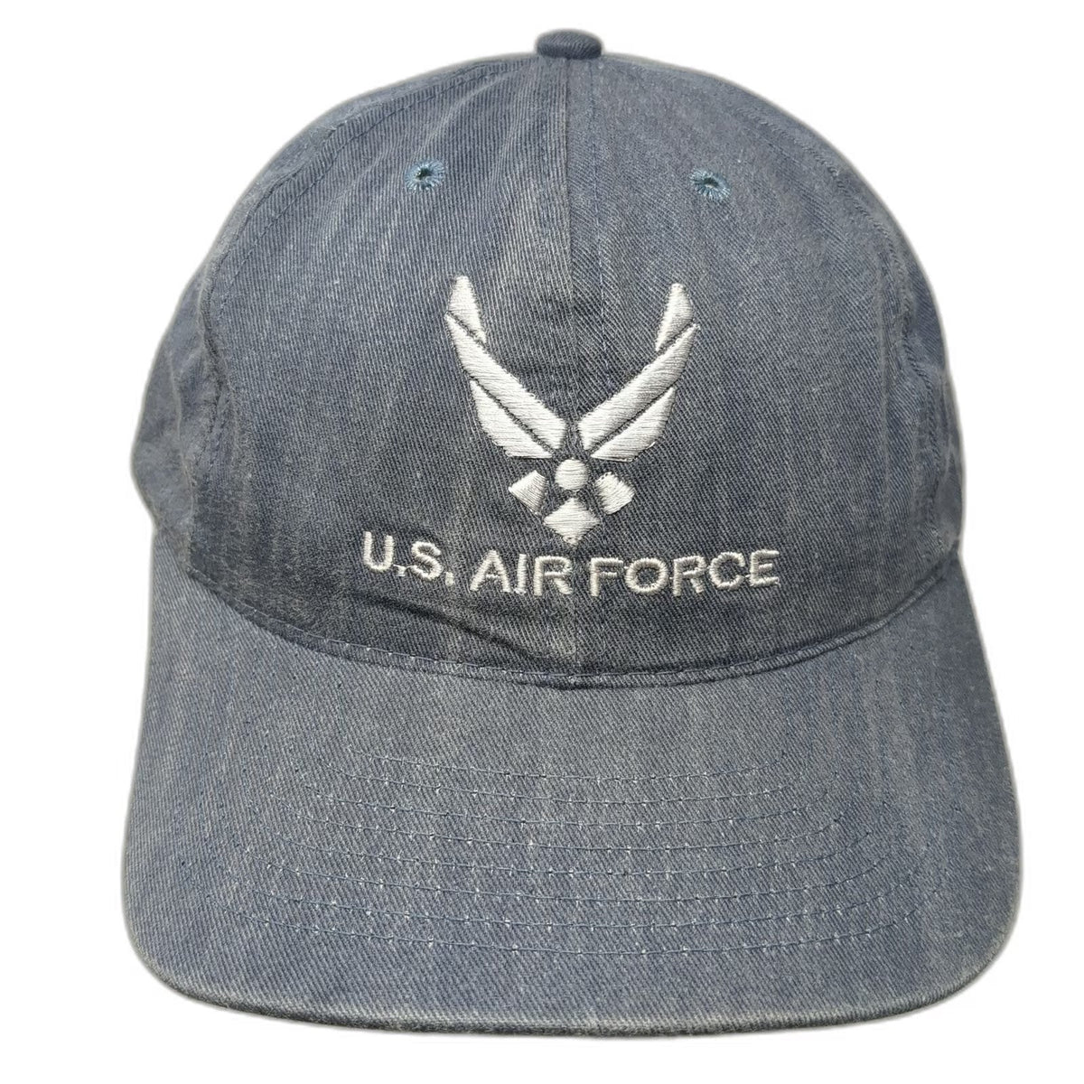 US Air Force Baseball Cap Blue One Size No One Comes Close Slideback Cotton Hat