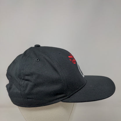 LRG Lifted Research Group Snapback Hat Black OSFM Adjustable Embroidered 6 Panel