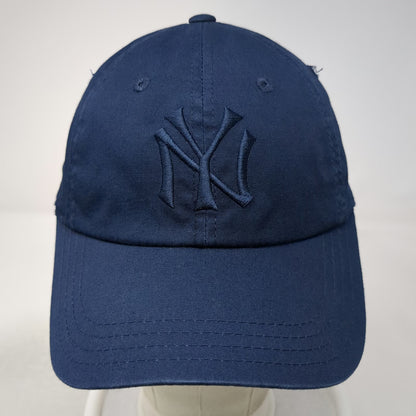 New York Yankees MLB American Needle Baseball Cap Blue One Size Tonal Logo Hat