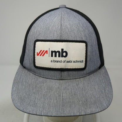 Outdoor Cap Trucker Hat Gray One Size MB Aebi Schmidt Industrial Mesh Snapback