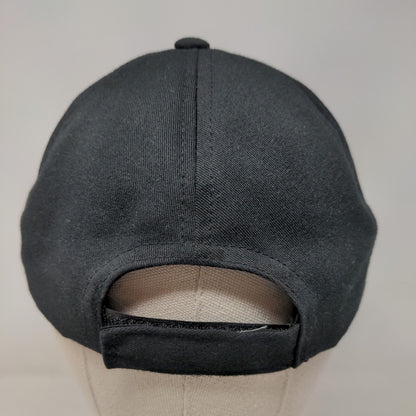 TMT By Team Builders Strapback Hat Black One Size Adjustable Embroidered 6 Panel