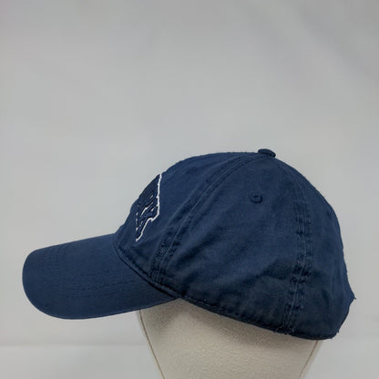 New York Est. 1664 Strapback Hat Blue OSFA Adjustable Embroidered Torkia Apparel
