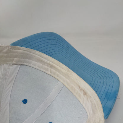 Richardson Snapback Mesh Back Trucker Hat Blue One Size Colorblock