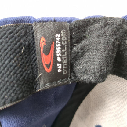 O'Neill Fitted Hat Blue OSFA Perfect Fit Embroidered Vented Holes 6 Panel