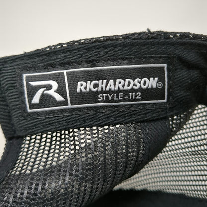 Richardson Trucker Hat Black One Size Duarte Trucking DT Logo Mesh Snapback