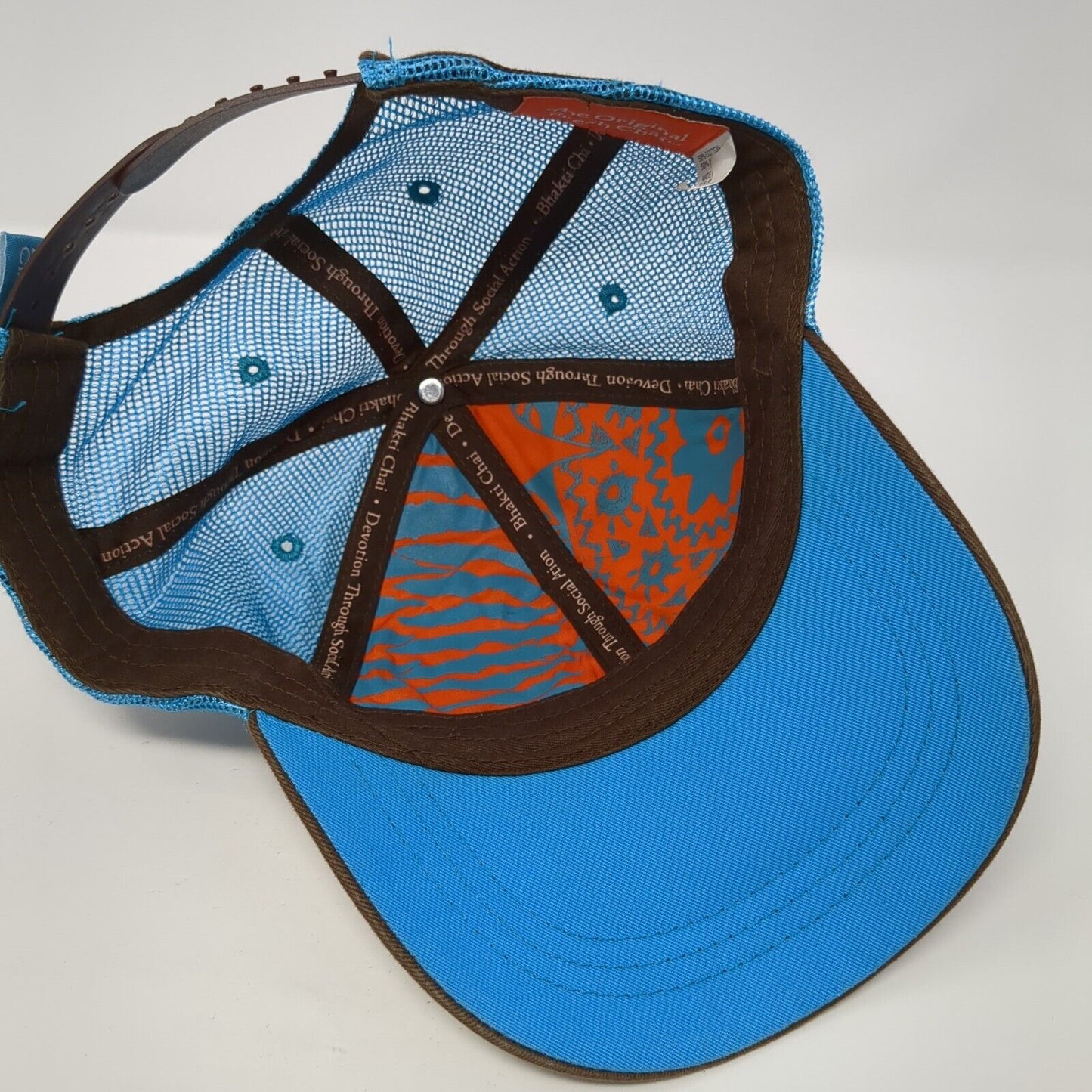 Bhakti Chai Snapback Trucker Hat Multicolor OS Adjustable Mesh Back 6 Panel