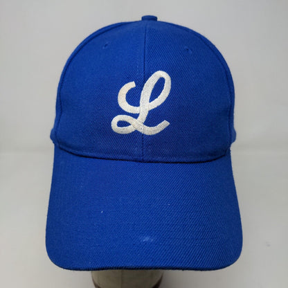 San Sun Men's Snapback Hat Blue Size OSFA Embroidered L Logo