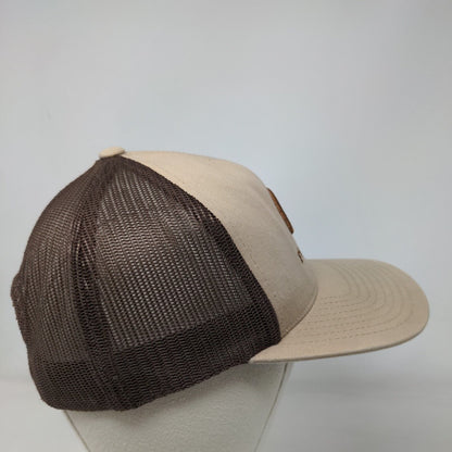 Florida Snapback Mesh Back Trucker Hat Tan One Size Pacific Headwear