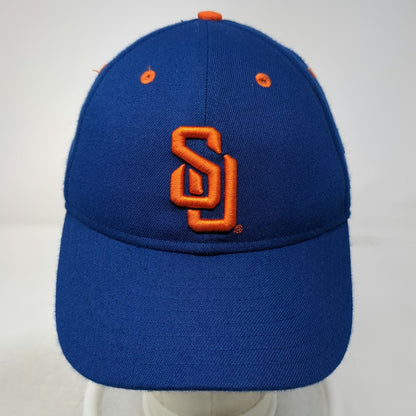 Syracuse Orange NCAA New Era Cap Blue 7 1/8 Fitted Wool Blend Embroidered Logos