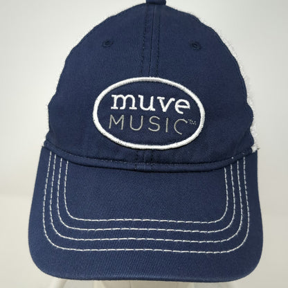 HitWear Trucker Hat Blue One Size muve MUSIC Mesh Snapback Contrast Stitching