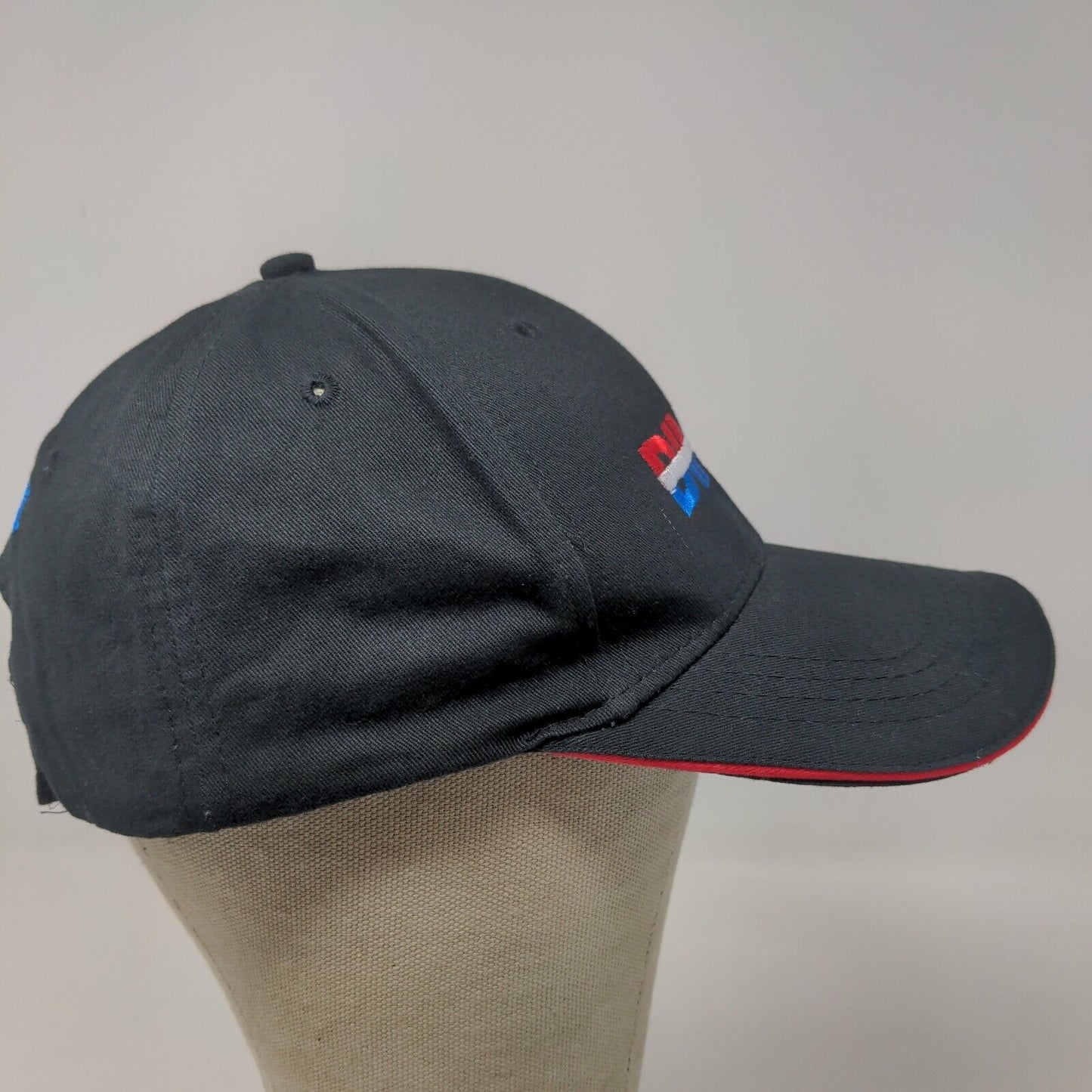 Cap America Men's Strapback Hat Black Dinol Dinitrol Embroidered Logo