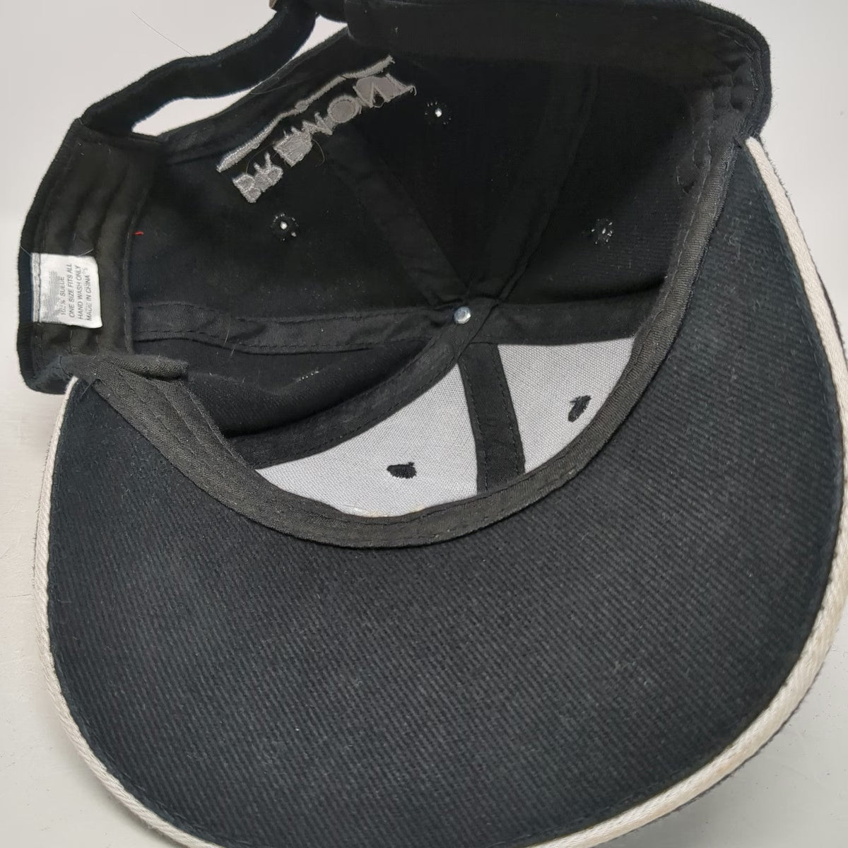 Bremont Baseball Cap Black One Size Suede Brim Embroidered Chronometers Hat